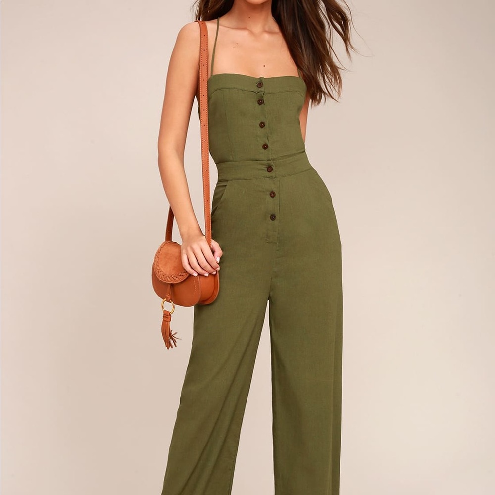 Lulu’s NWT, Green Jumpsuit
